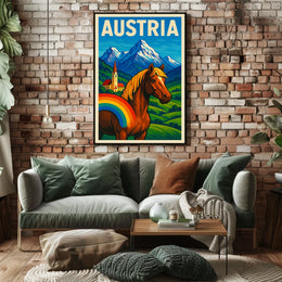 Austria A Vibrant Landscape Poster