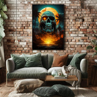 Skull Island Sunset Poster