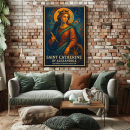 Saint Catherine of Alexandria Poster