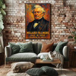 Millard Fillmore 13Th President Poster