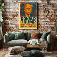 Donald Trump The Bold Visionary Poster