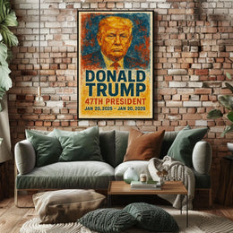 Donald Trump The Bold Visionary Poster