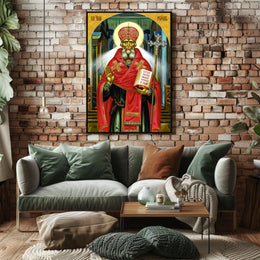 Iconic Religious Figure Poster