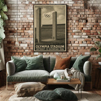 Olympia Stadium XI Olympiad 1936 Poster