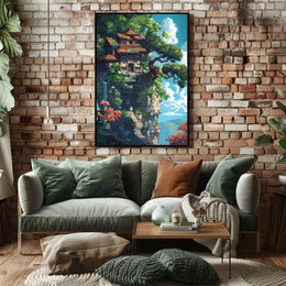 Enigmatic Visual Storytelling Art Poster