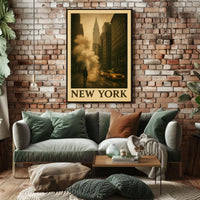 New York Cityscape Poster
