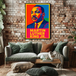 Martin Luther King Jr. Iconic Leader Poster