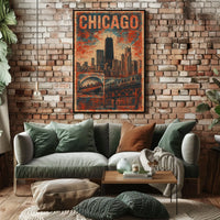 Chicago Cityscape Poster