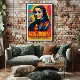 Saint Frances Xavier Cabrini Poster