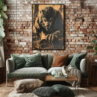 The Ferocious Werewolf Art Print Poster Decor PosterGoat