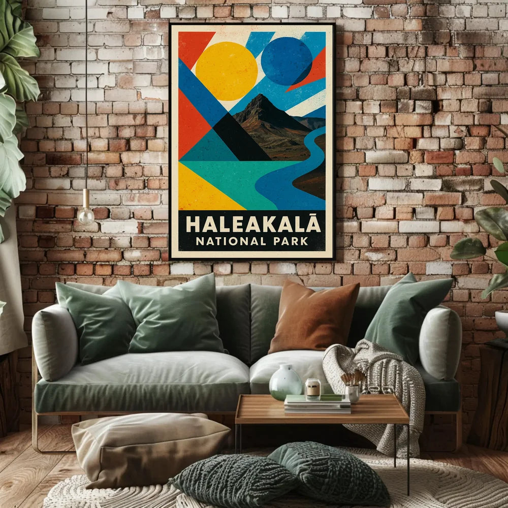 Haleakalā National Park Adventure Travel Poster
