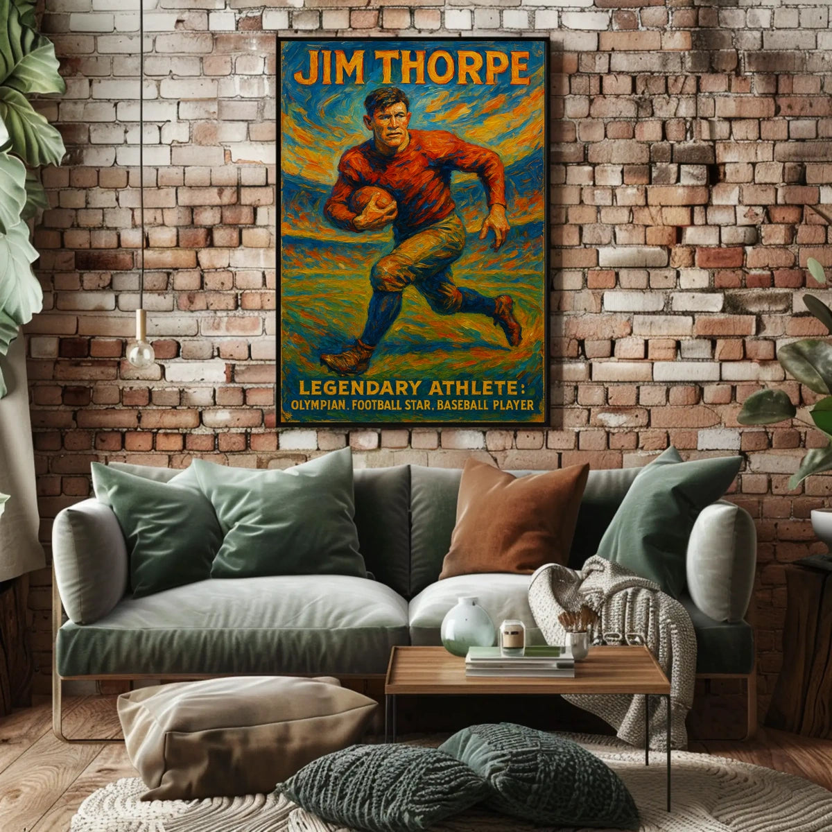 Jim Thorpe Legendary Athlete Jim Thorpe Poster