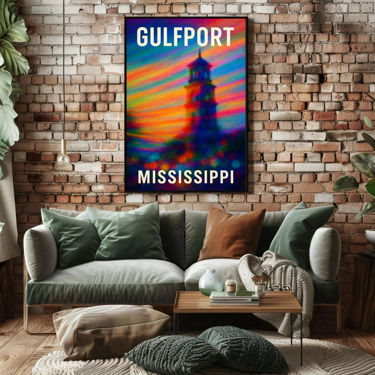 Gulfport Mississippi Coastal Travel Photography Poster