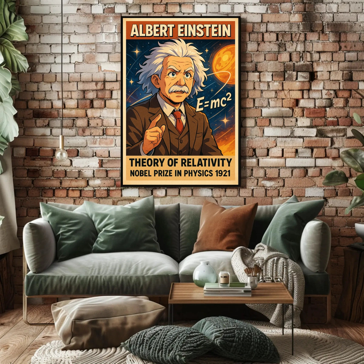Albert Einstein Theory Of Relativity Poster