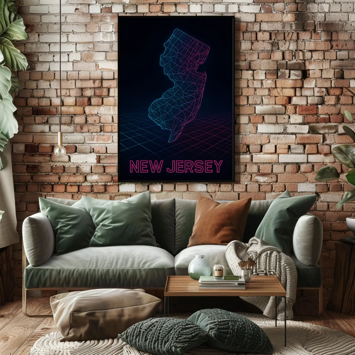 New Jersey A Digital Perspective Poster