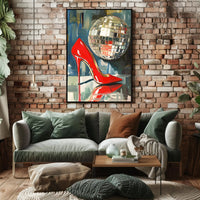 Disco Glamour Retro Poster Wall Art For Decor