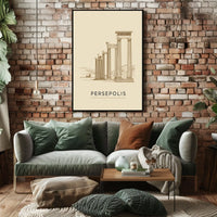 Persepolis Ancient Ruins Poster