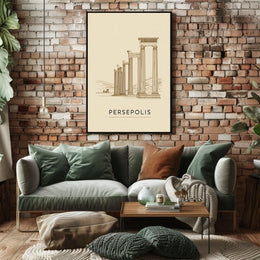 Persepolis Ancient Ruins Poster