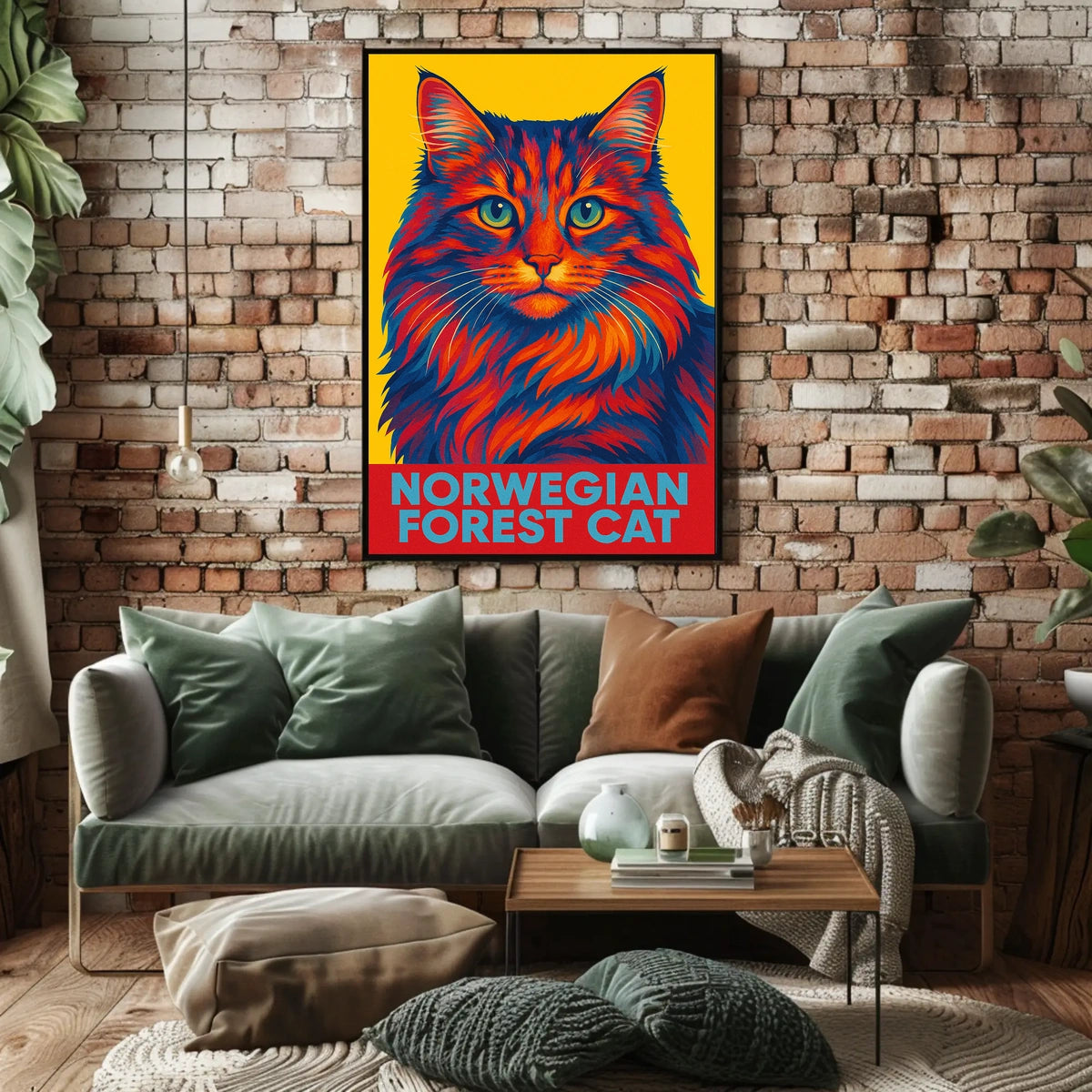 Norwegian Forest Cat Poster