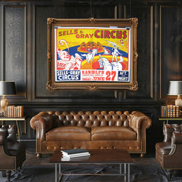 Sells & Gray Circus Extravaganza Poster