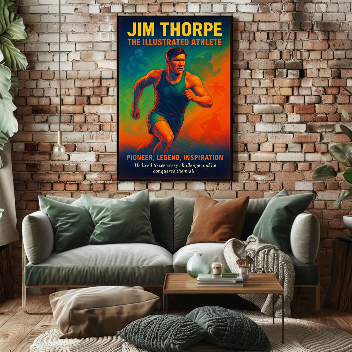 Jim Thorpe Legendary Athlete Jim Thorpe Poster