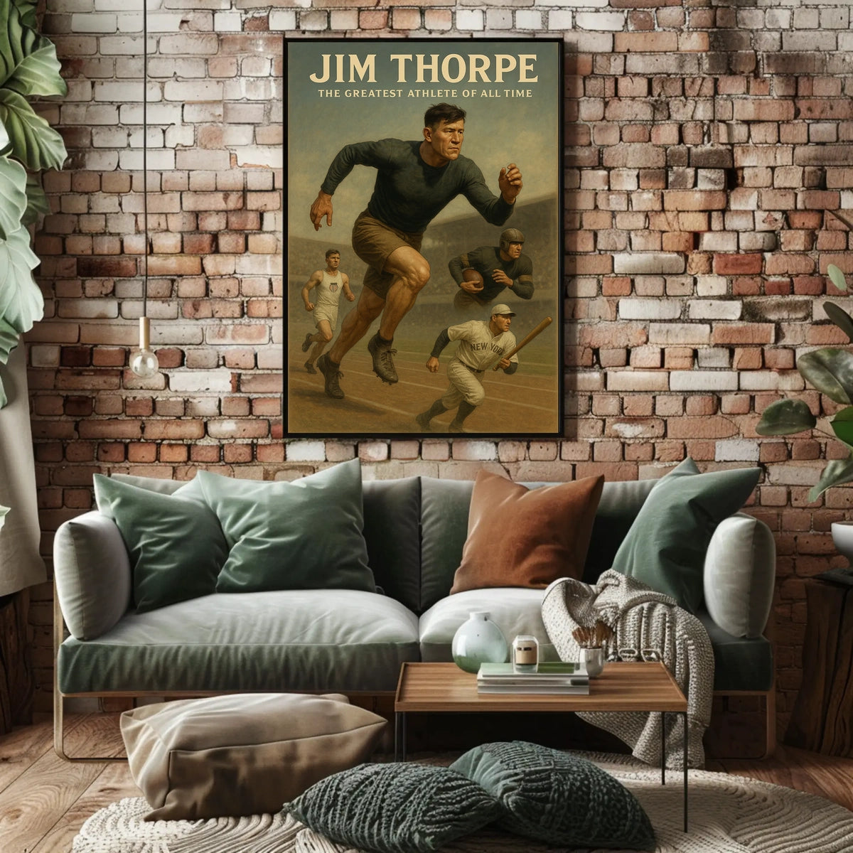 Jim Thorpe The Greatest Athlete Of All Poster