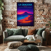 La Graciosa Twilight, Travel Escape Poster