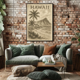 Hawaii Tropical Paradise Poster