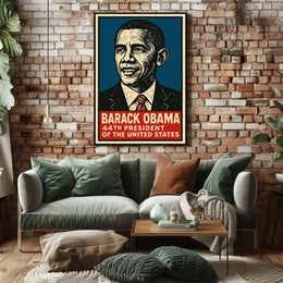 Barack Obama 44th President Poster