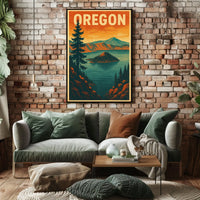 Oregon Scenic Poster