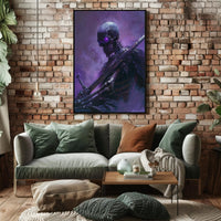 Skeleton Warrior Art: Dark Fantasy or Mythology Poster PosterGoat