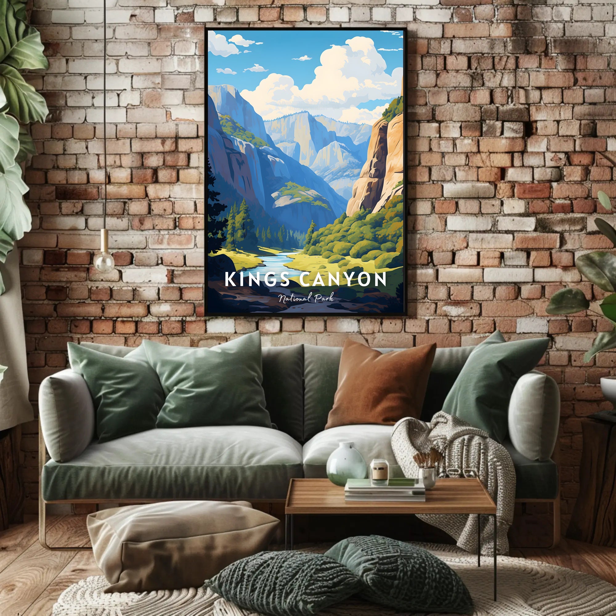 Kings Canyon Scenic Adventure National Park Poster