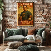 Jim Thorpe Iconic Sports Legend Jim Thorpe Poster