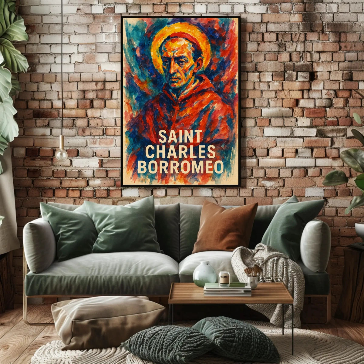 Saint Charles Borromeo Poster