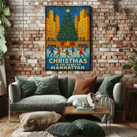 Christmas In Manhattan Poster