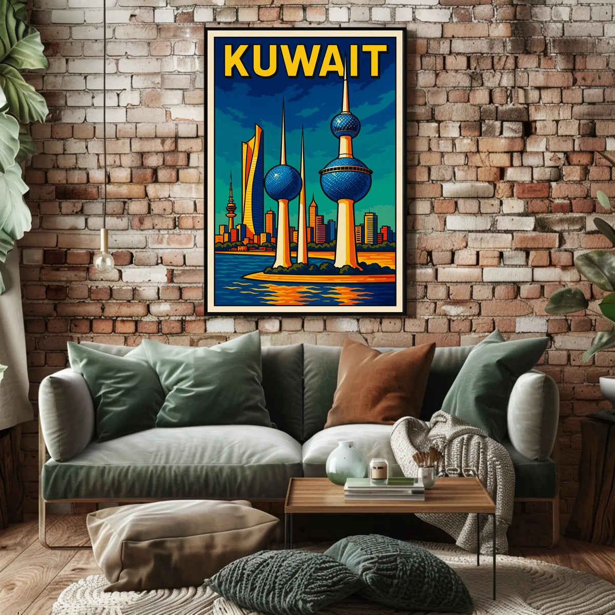 Kuwait Cityscape Poster