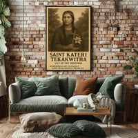 Saint Kateri Tekakwitha Lily Of The Poster