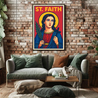 St. Faith Iconography Poster