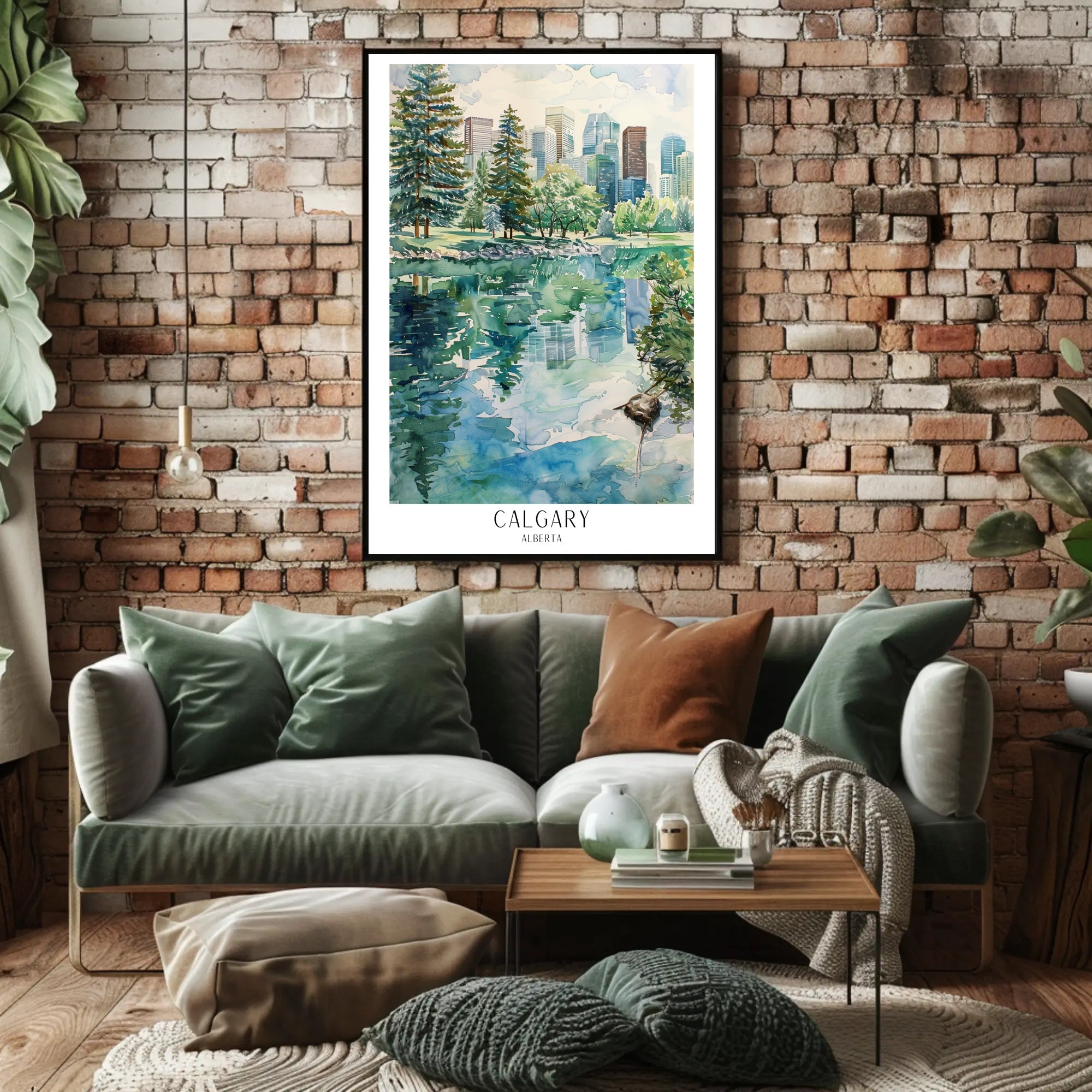 Calgary Reflections Poster PosterGoat