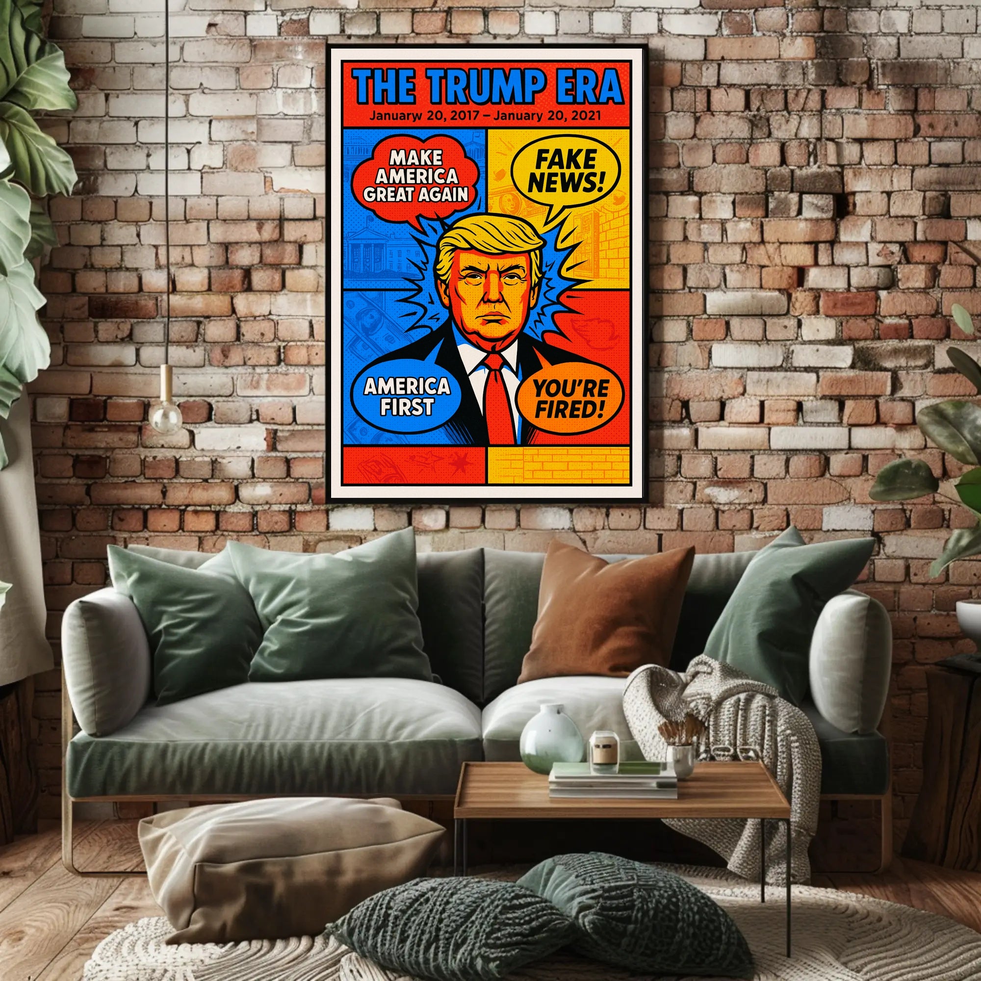 Donald Trump Presidential Era Political or Propaganda Poster
