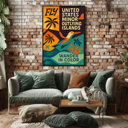 Explore the United States Minor Outlying Islands Poster