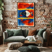 Vibrant Abstract Expression Abstract Poster