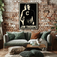 Jim Thorpe Iconic Athlete Poster