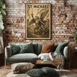 St Michael Protector In Times Of Poster
