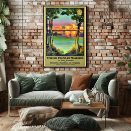 Visit Palma De Mallorca La Isla Dorada Poster