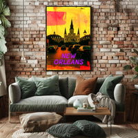 New Orleans Vibes Poster PosterGoat