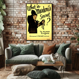 Mardoni's Magical Escape Vintage Artistic Pop Culture Poster