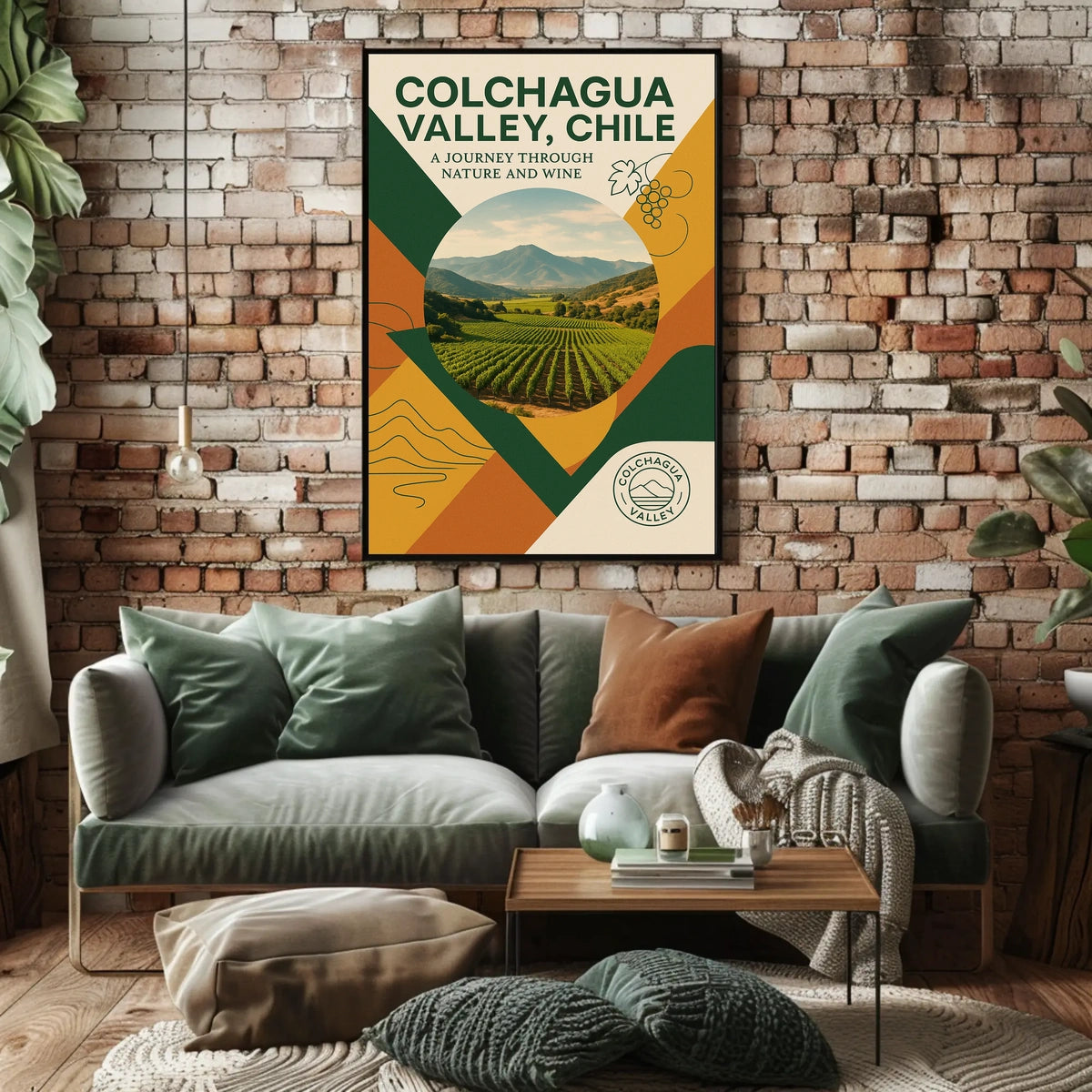 Colchagua Valley, Chile A Journey Poster