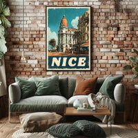 Vintage Nice Travel Poster