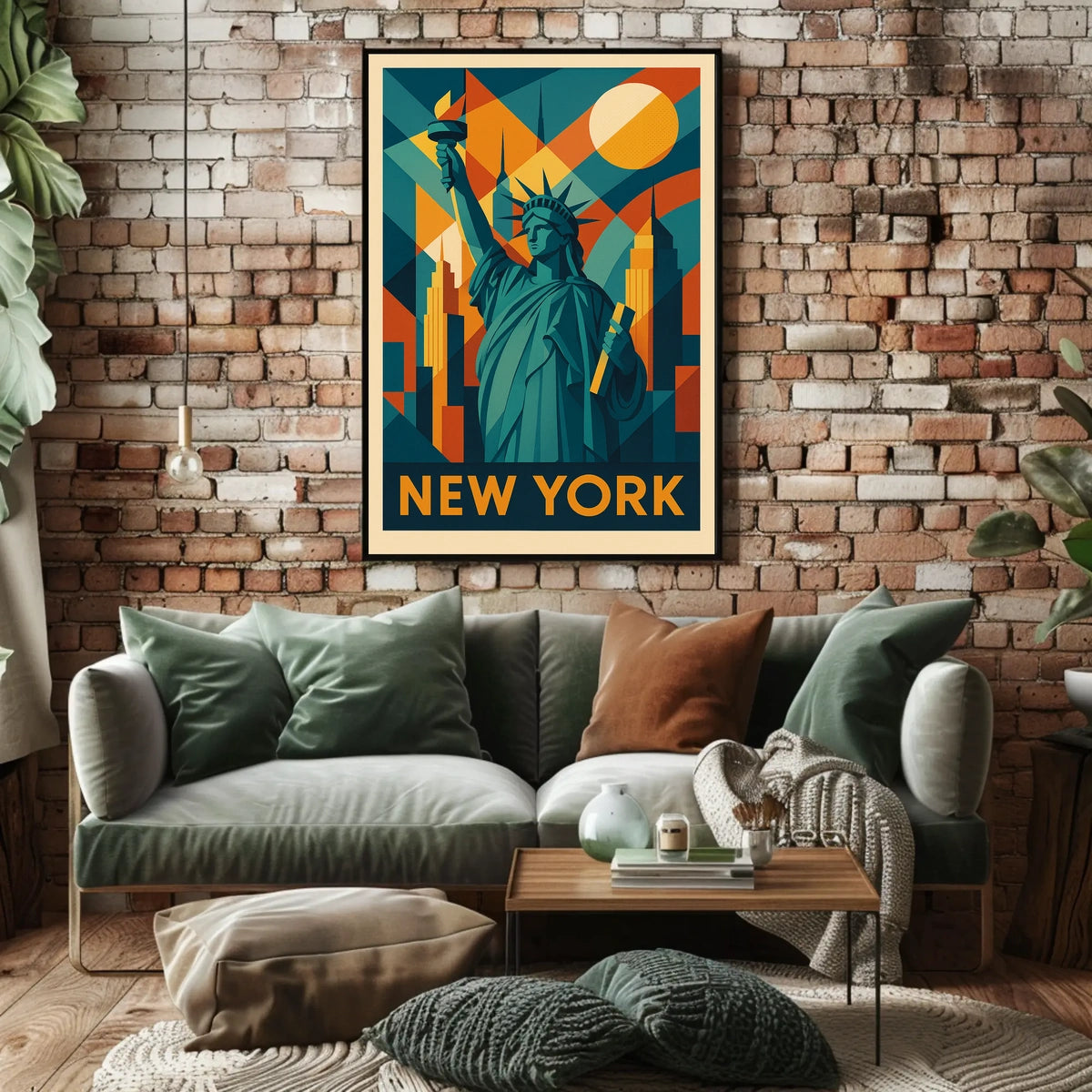 New York Iconic Skyline Poster